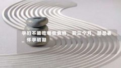 孕妇不能吃哪些食物_前三个月_禁忌表_怀孕初期