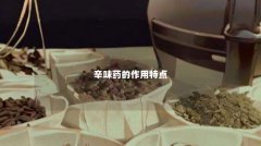 辛味药的作用特点