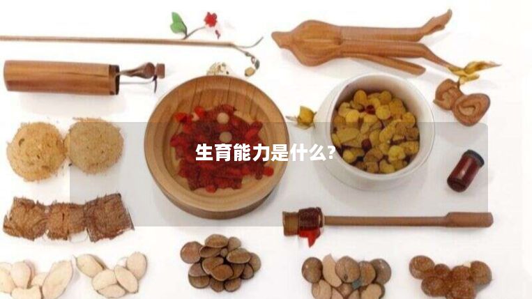 生育能力是什么? 生育能力是什么?
