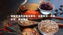 硝酸甘油片详细说明书-注意事项-不良反应-用法用量