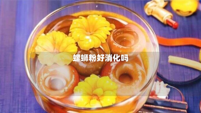 螺蛳粉好消化吗 螺蛳粉好消化吗