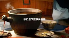砂仁后下煎多长时间