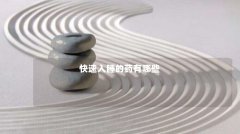 快速入睡的药有哪些