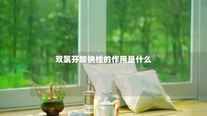 双氯芬酸钠栓的作用是什么 双氯芬酸钠栓的作用是什么