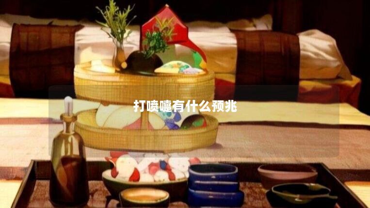 打喷嚏有什么预兆 打喷嚏有什么预兆