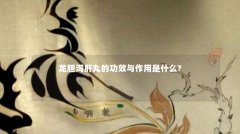 龙胆泻肝丸的功效与作用是什么?