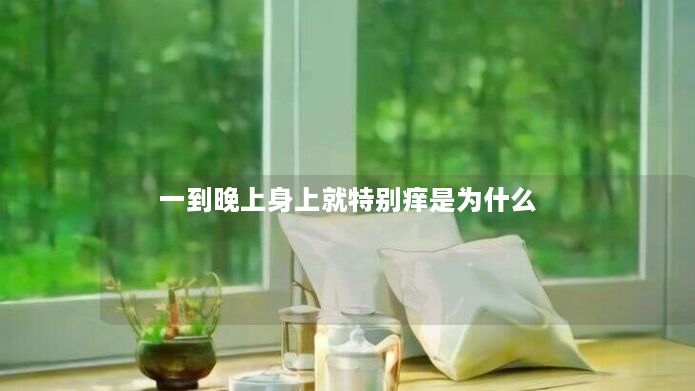 一到晚上身上就特别痒是为什么