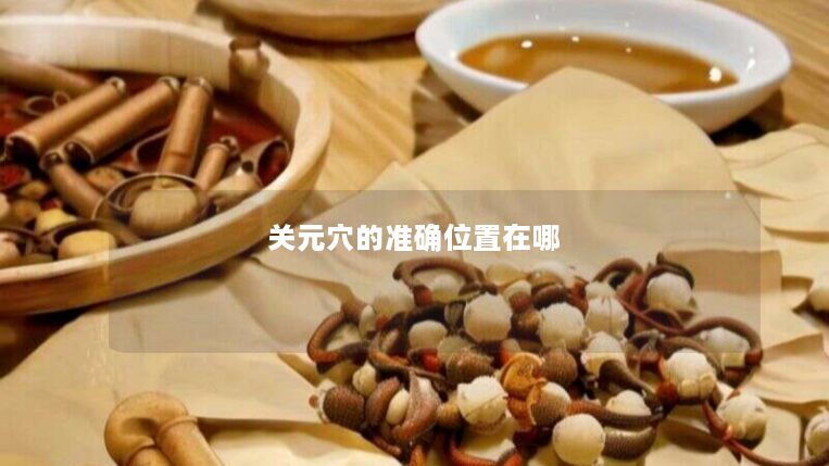 关元穴的准确位置在哪